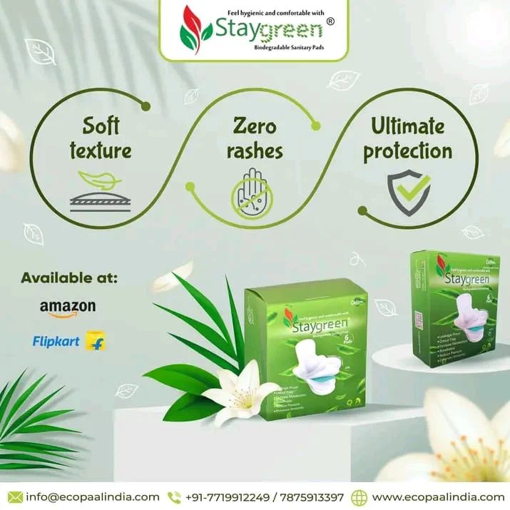 STAYGREEN BIODEGRADABLE PADS